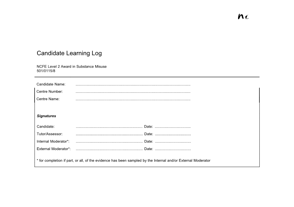 L2 Substance Misuse CLL August 10