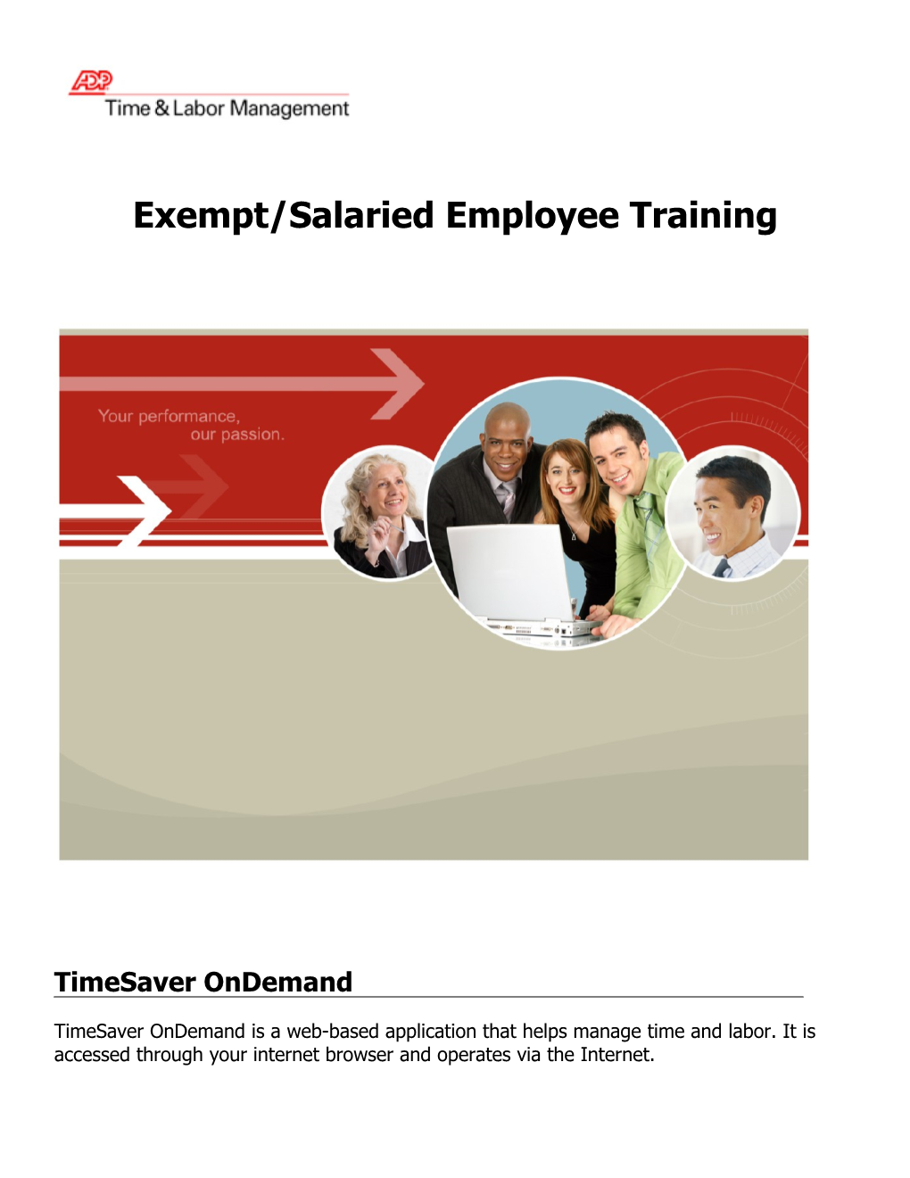 Exempt/Salaried Employee Training