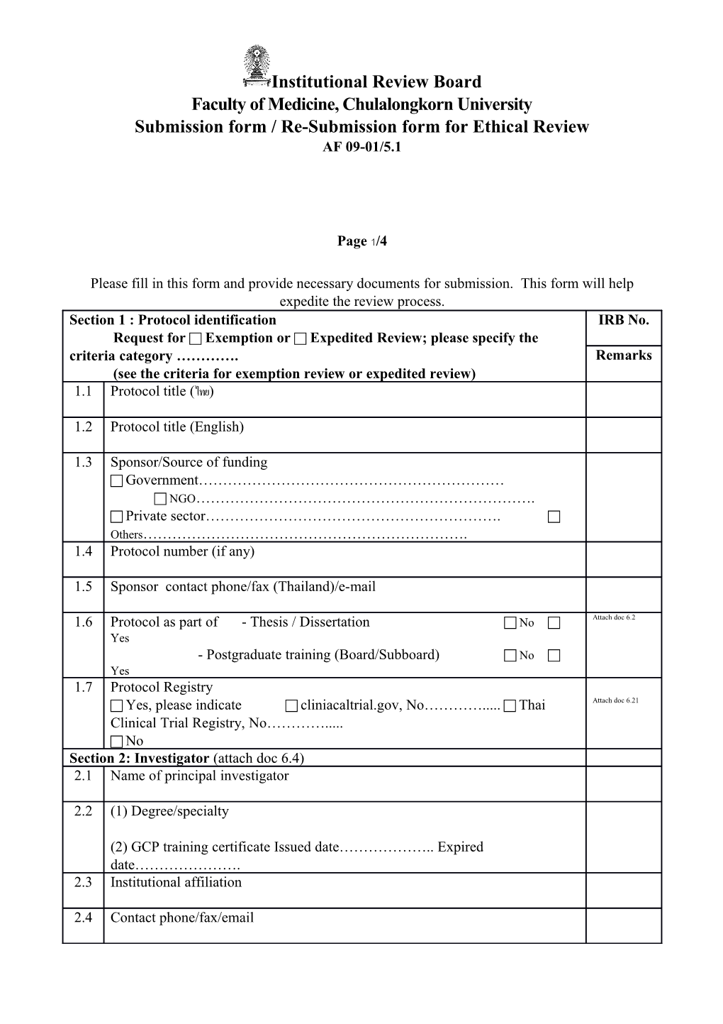 Please Attach Electronic Files of All Documents (6.1 6.20)