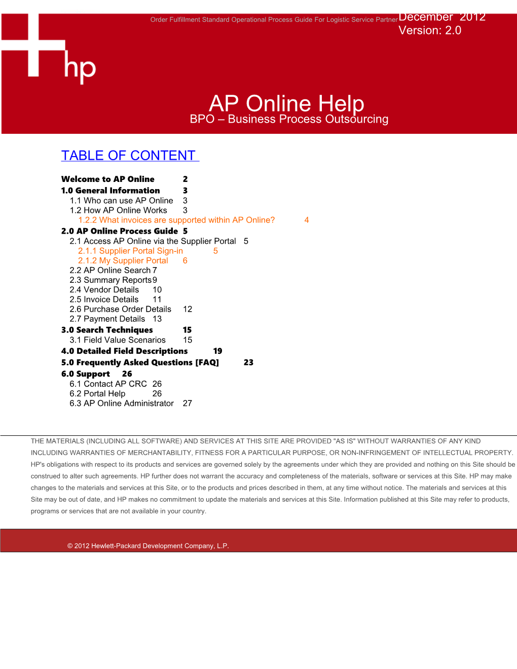 Welcome to AP Online