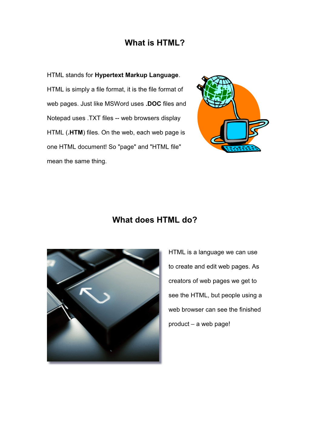 What Is HTML