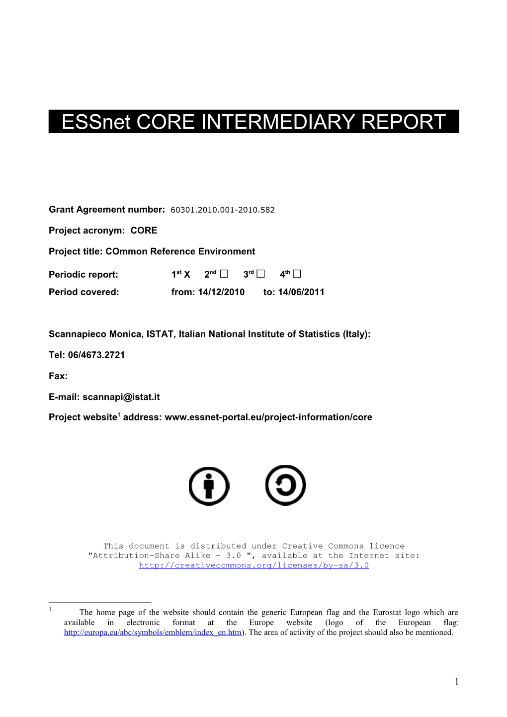 Project Title: Common Reference Environment