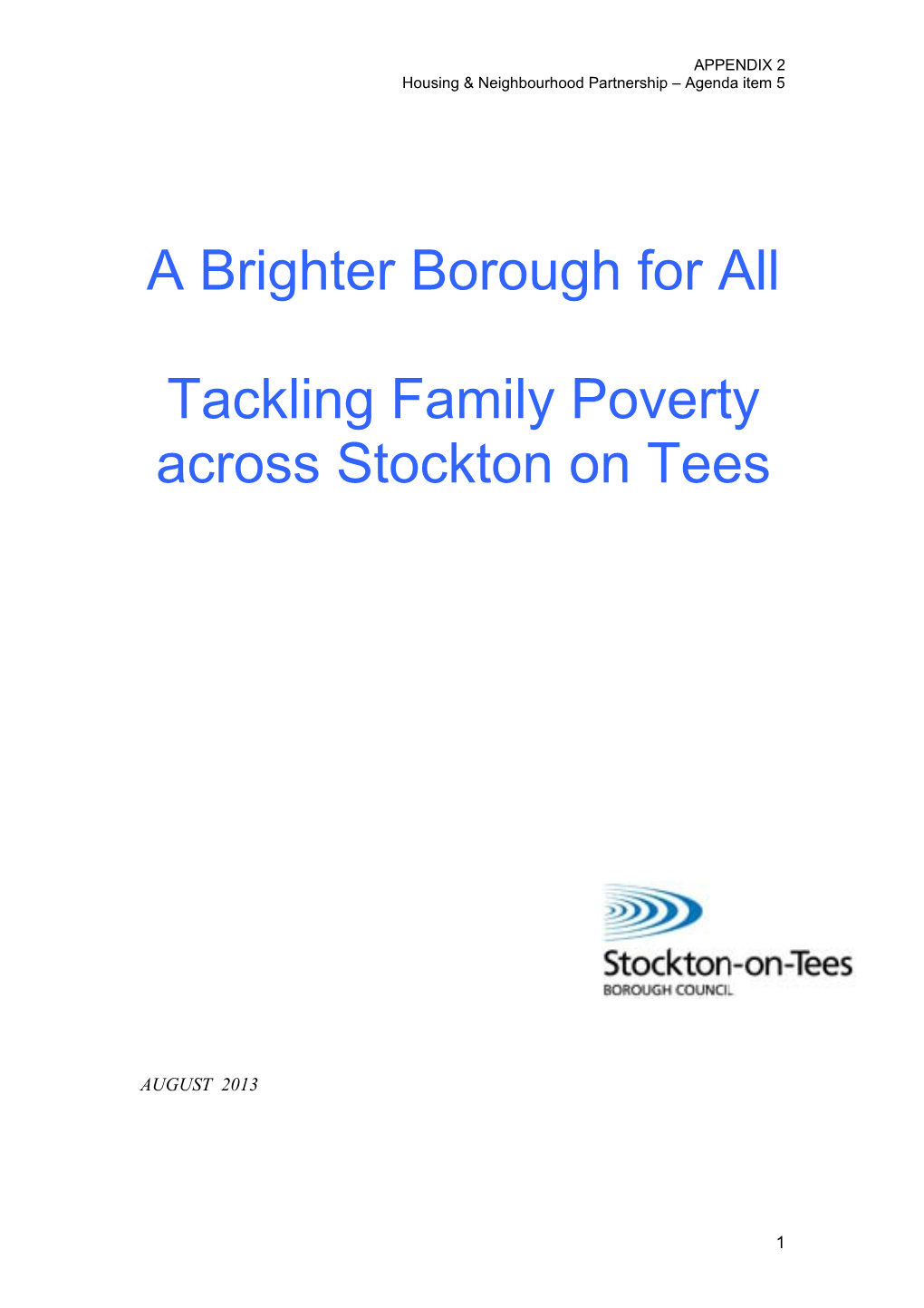 Family Poverty Framework