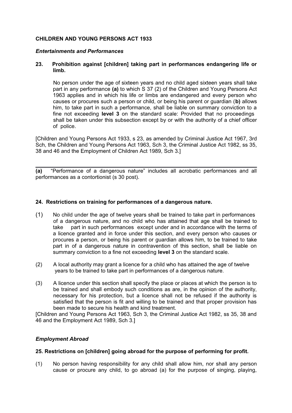 Children and Young Persons Act 1933