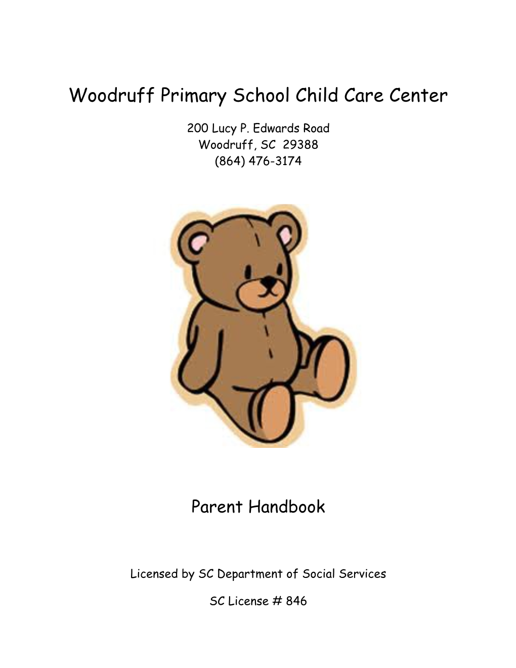 Woodruff Primary School Child Care Center