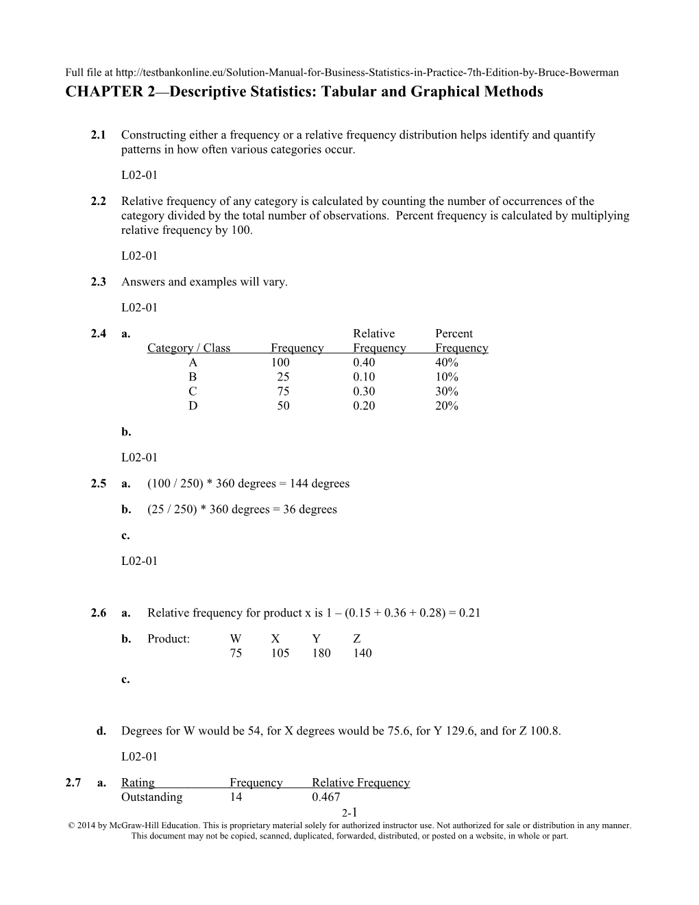 2.3Answers and Examples Will Vary