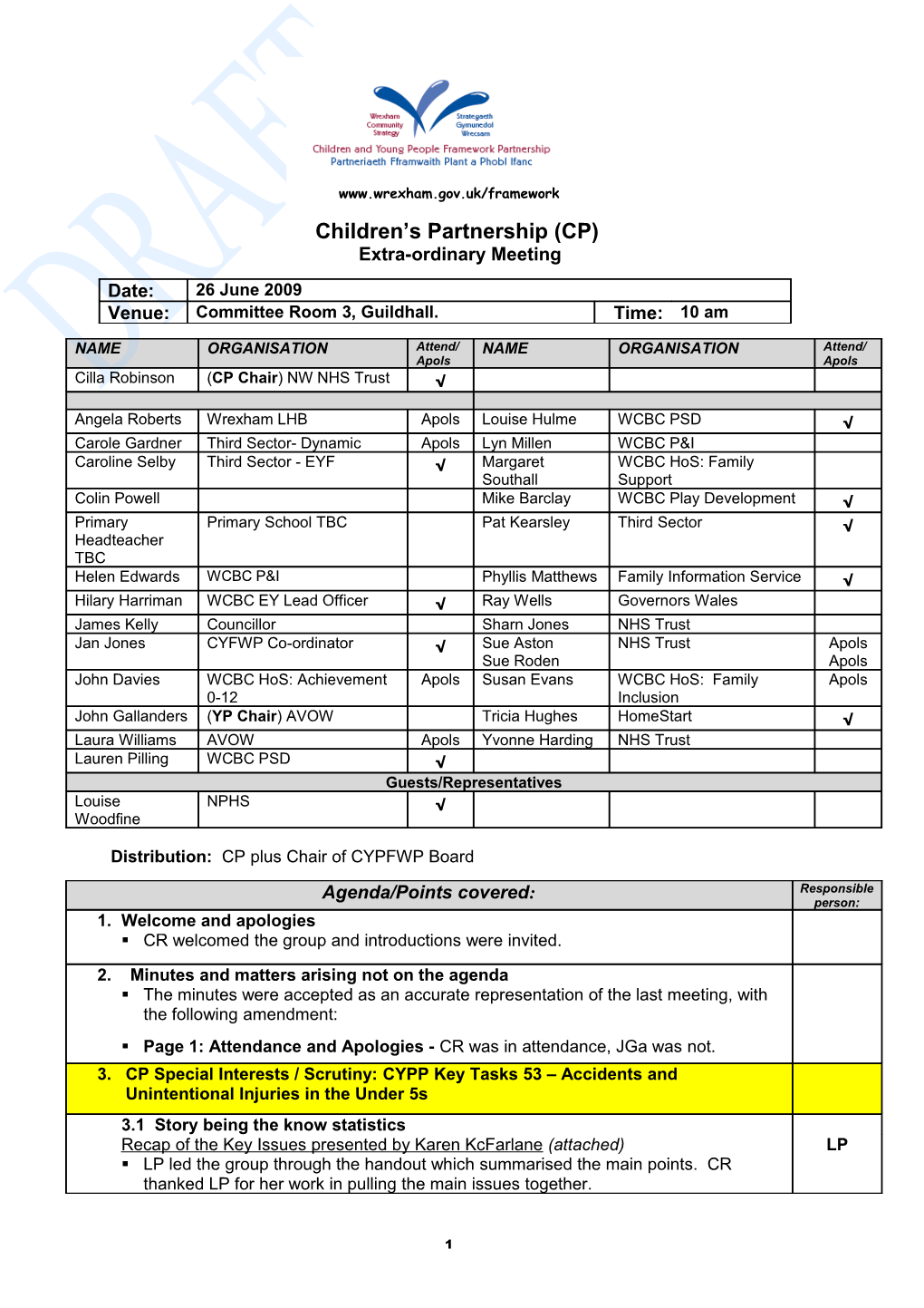 Children S Partnership (CP)