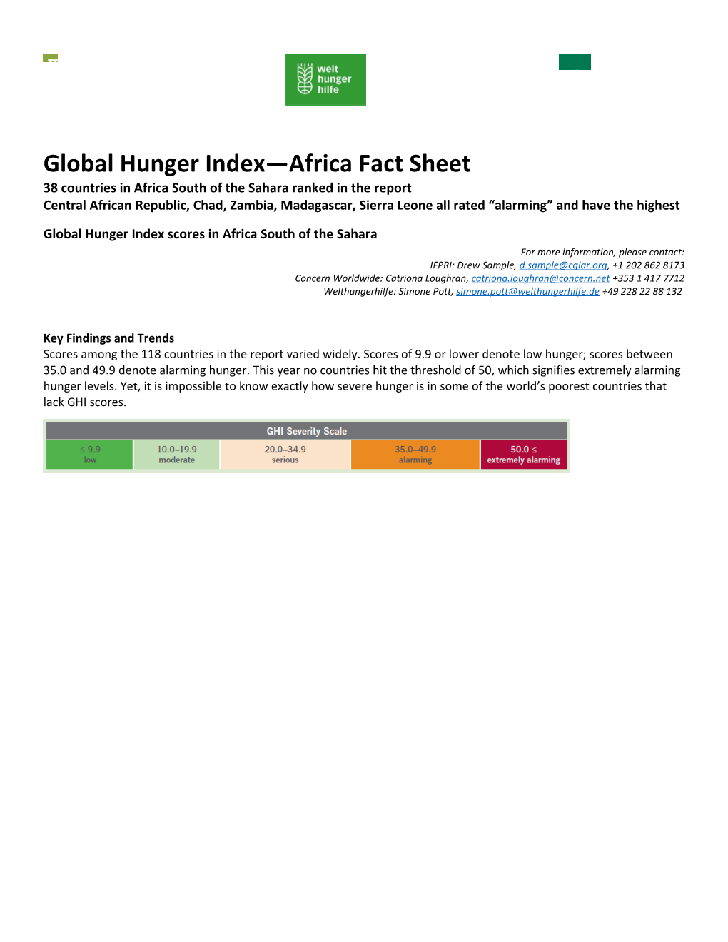 Key Findings and Trends