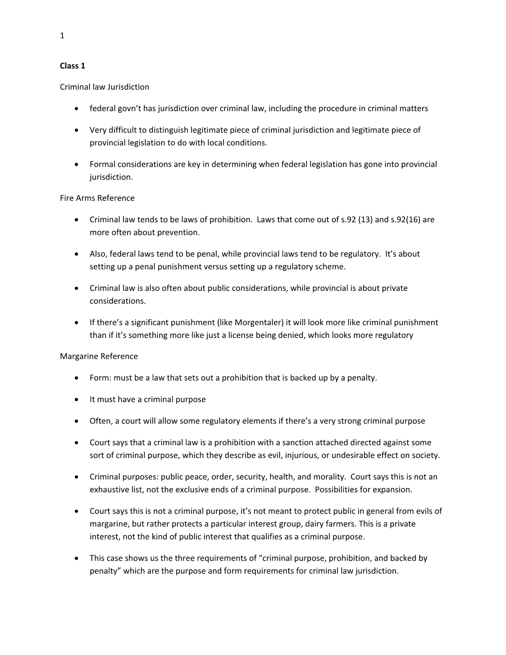 Criminal Law Jurisdiction