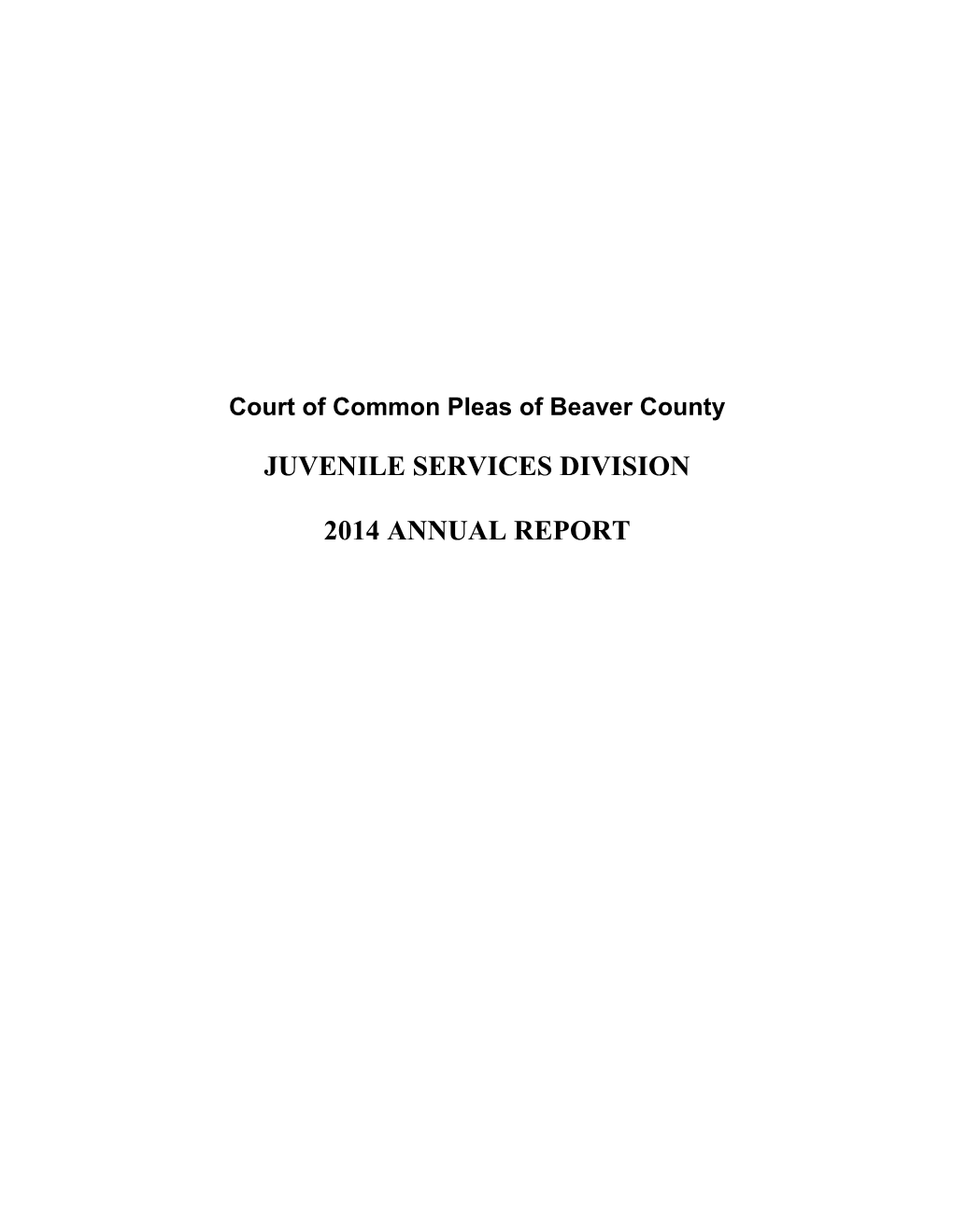 Court of Common Pleas of Beaver County
