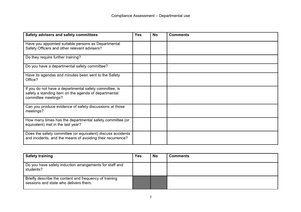 Safety Advisers and Safety Committees