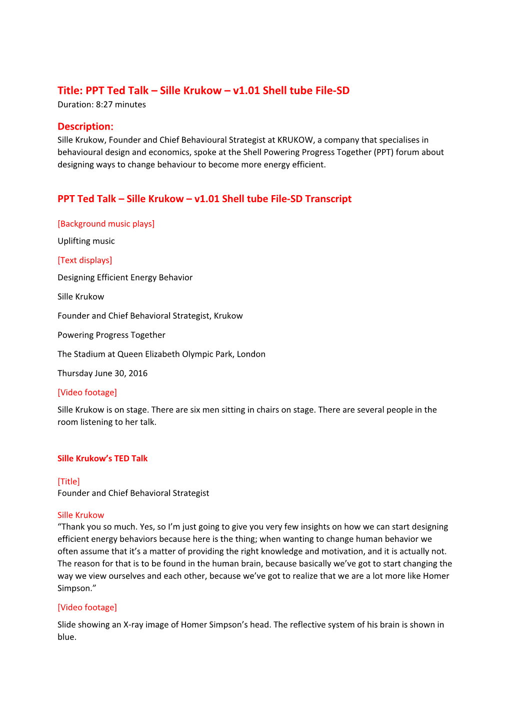 Title: PPT Ted Talk Sille Krukow V1.01 Shell Tube File-SD