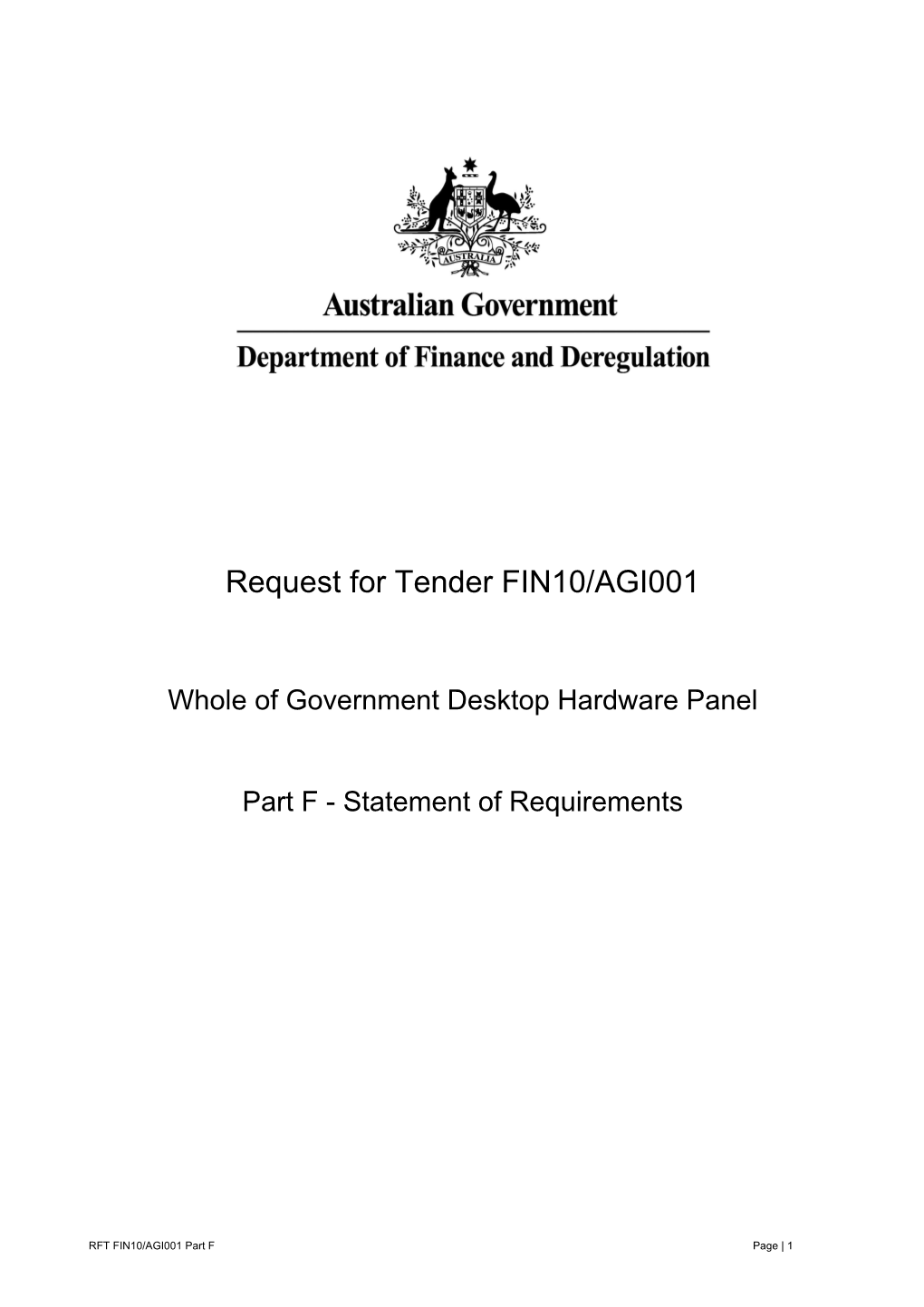 Wholeofgovernment Desktop Hardware Panel