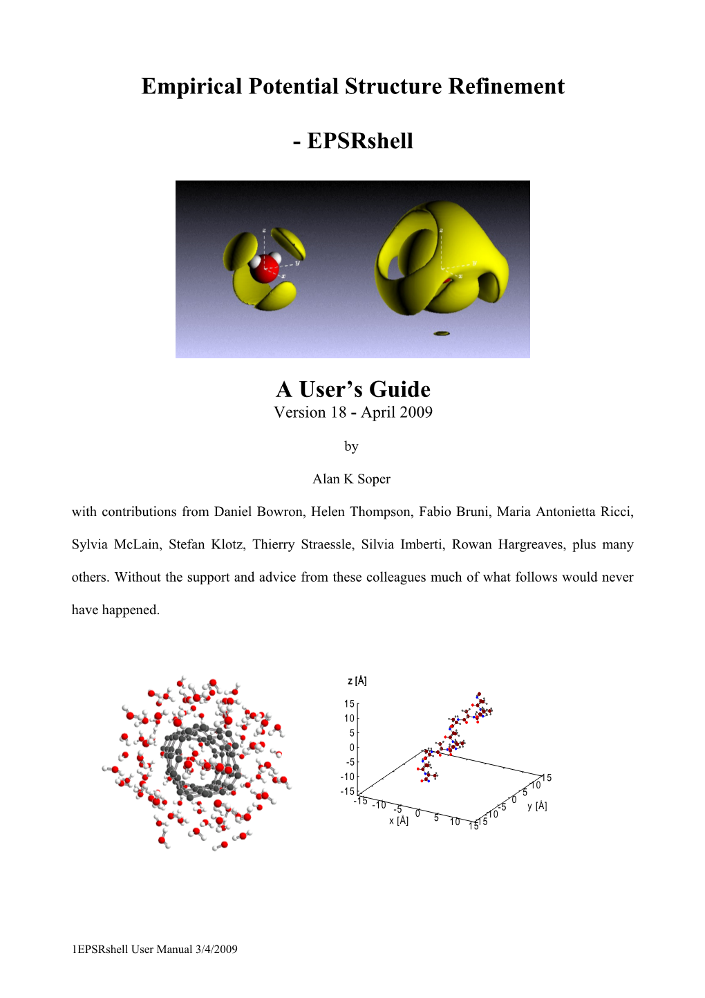 Empirical Potential Structure Refinement