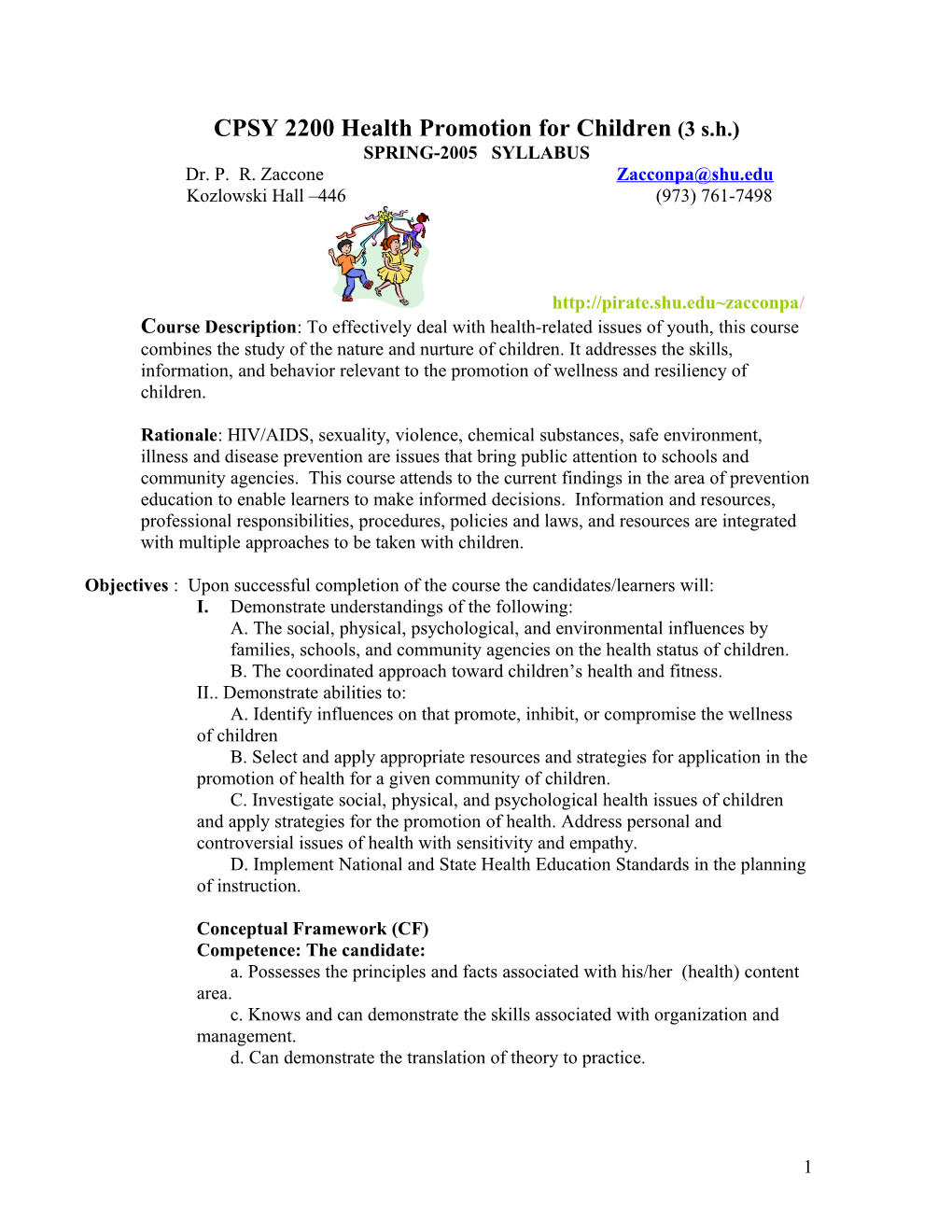 Proposal CPSY Health Promotion for Children (3 S
