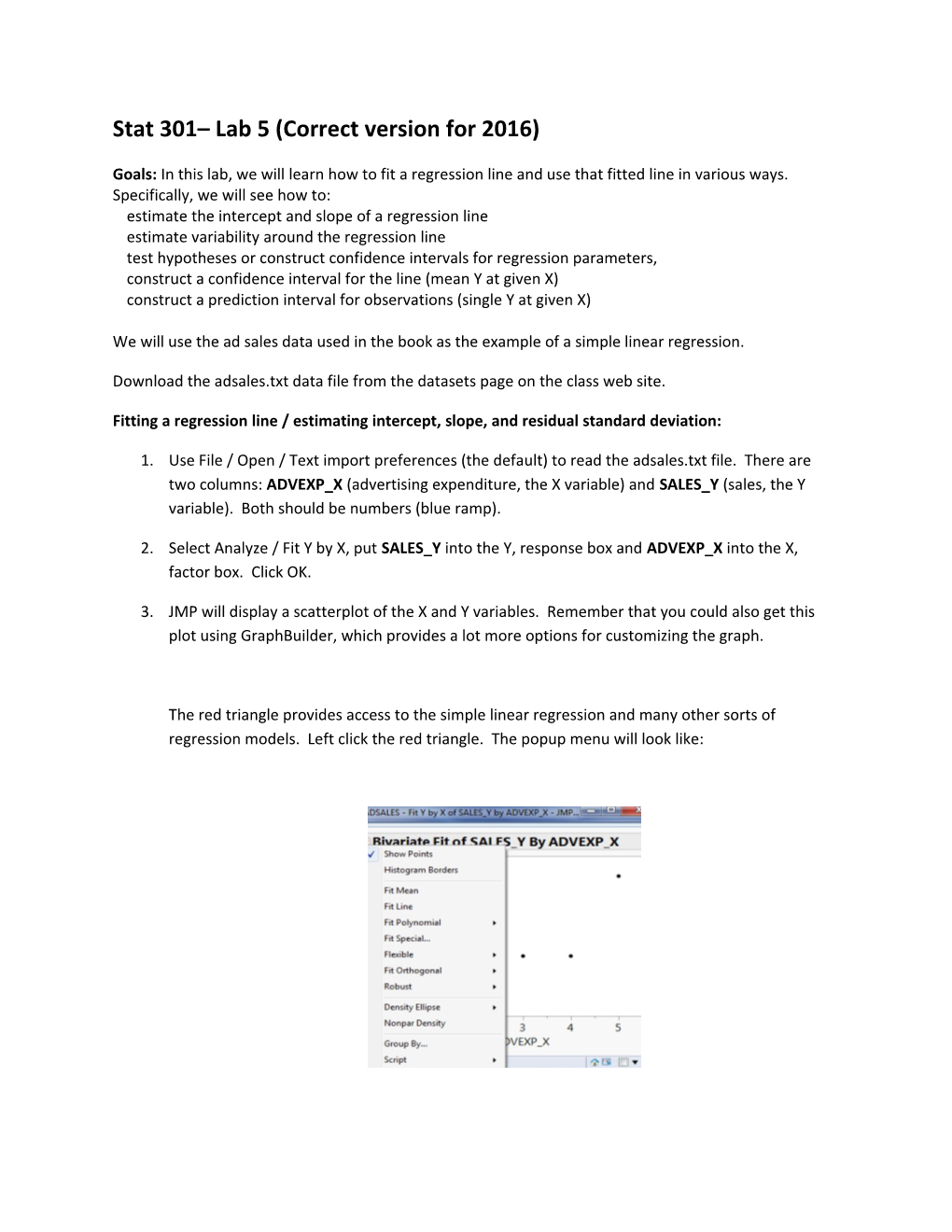 Stat 301 Lab 5 (Correct Version for 2016)