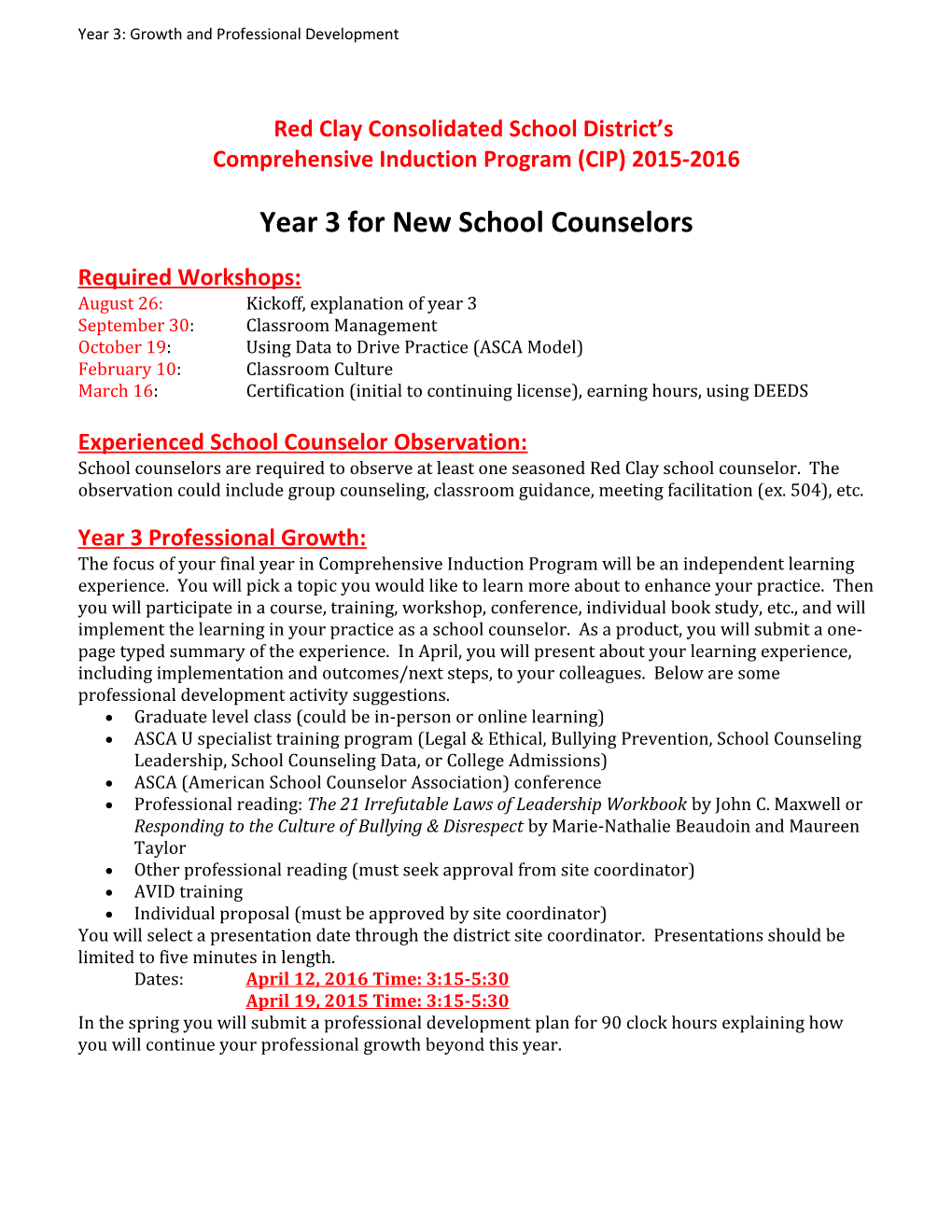 Red Clay Consolidated School District S