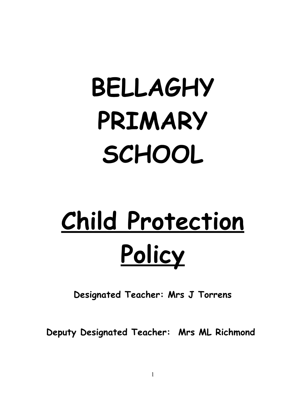 Bellaghyprimary School