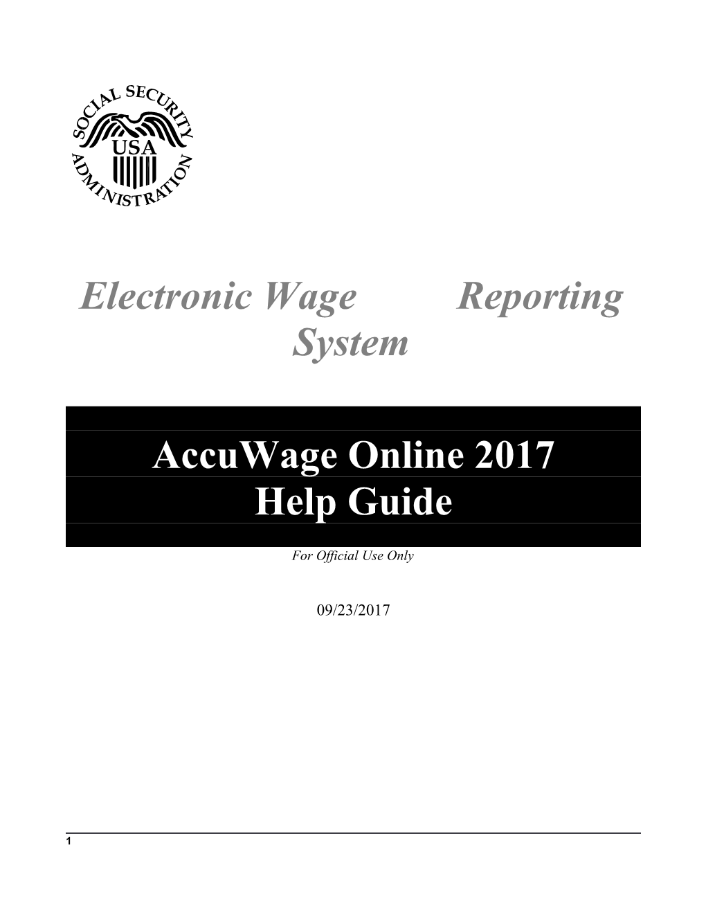 Updated Accuwage User Guide Based on Validation