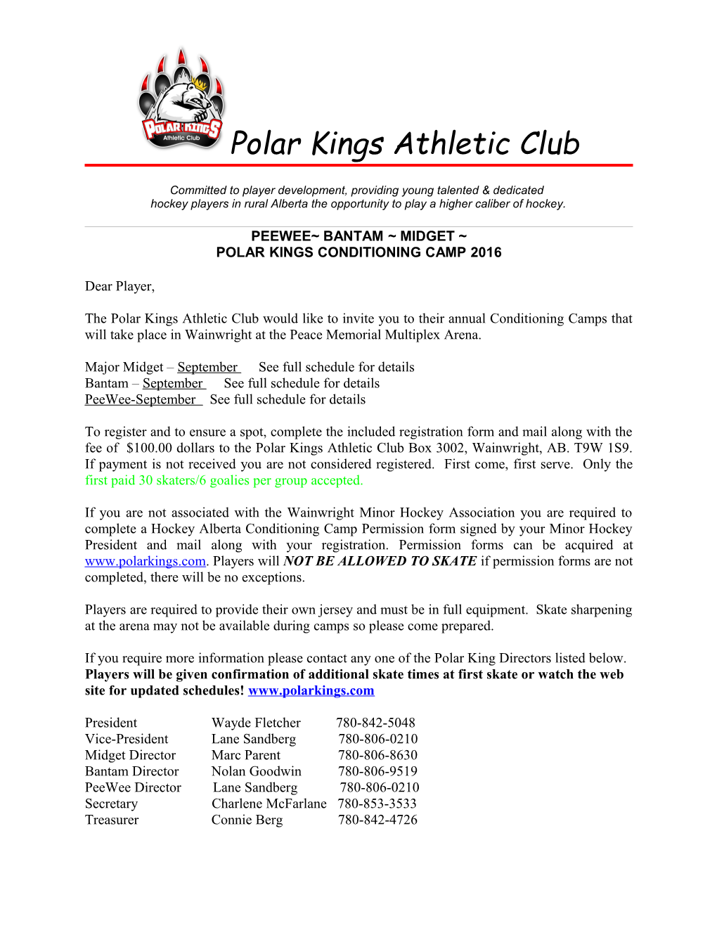 Polar Kings Athletic Club