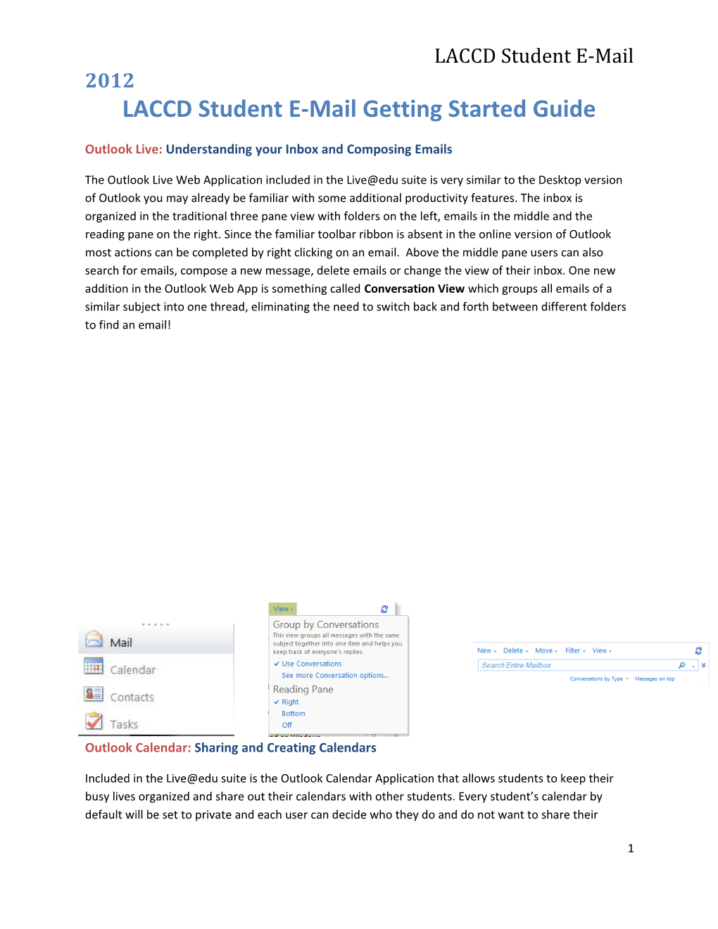 LACCD Student E-Mail