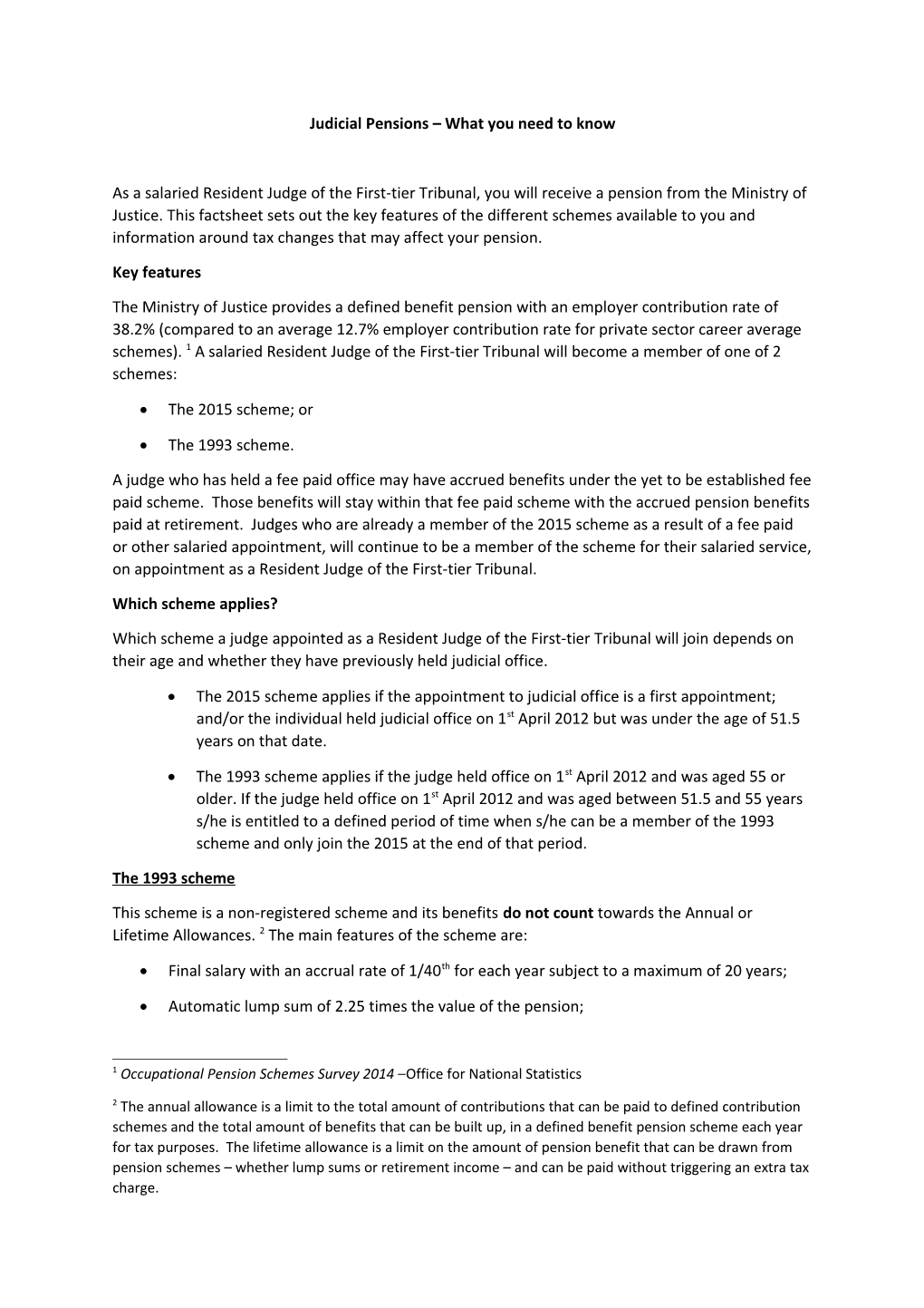 Judicial Pensions What You Need to Know