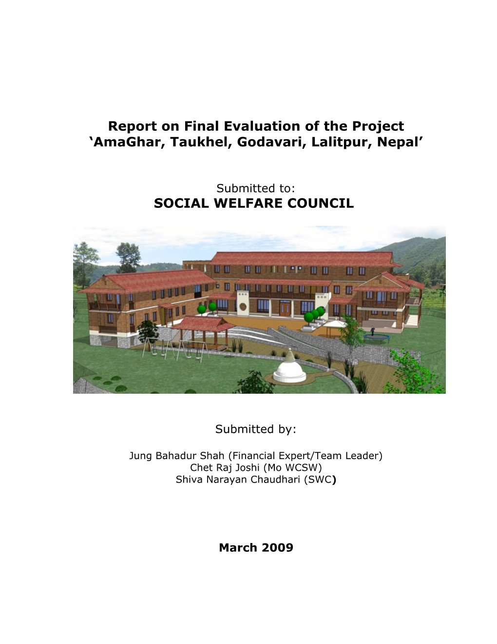 Report on Final Evaluation of the Project