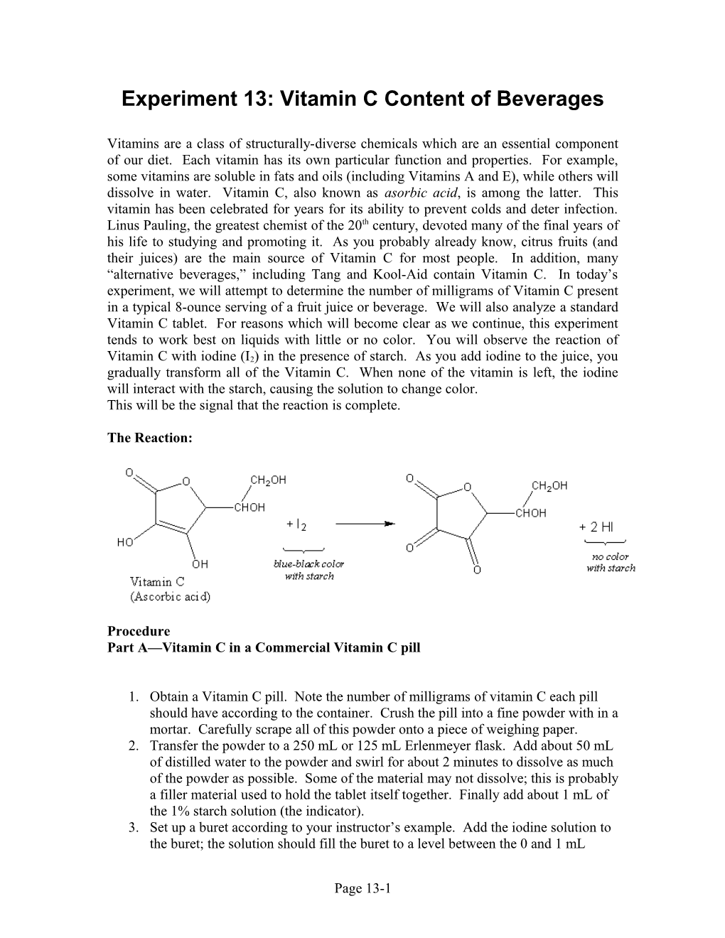 The Synthesis of Aspirin