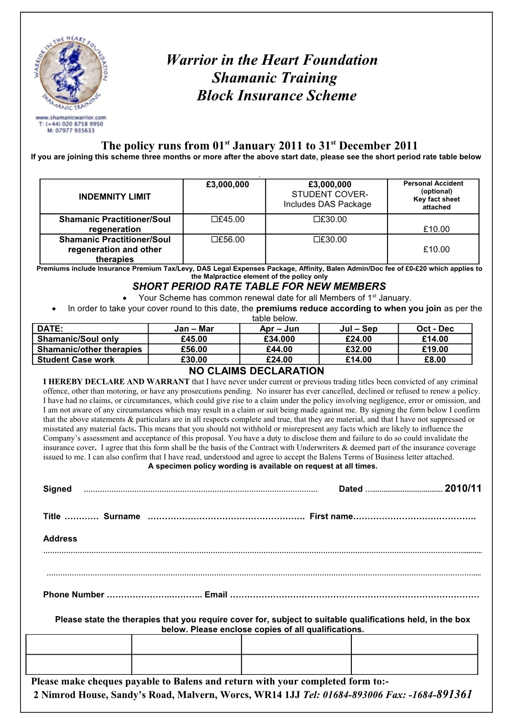 Main Features and Remittance Slip