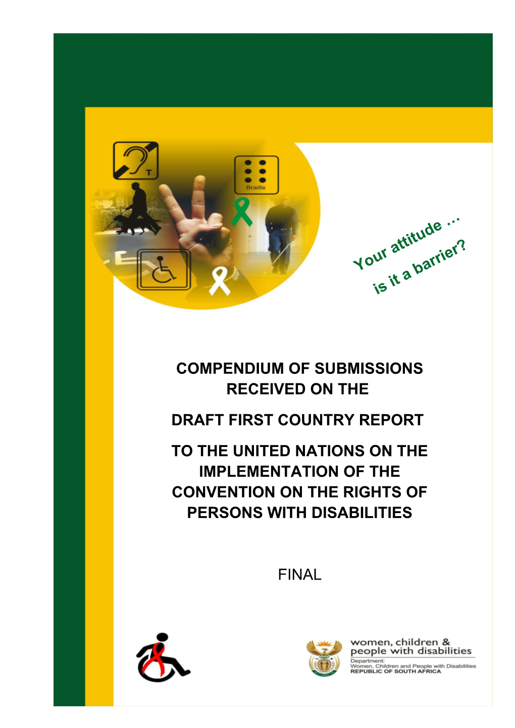 Public Comment on First Draft Country Report