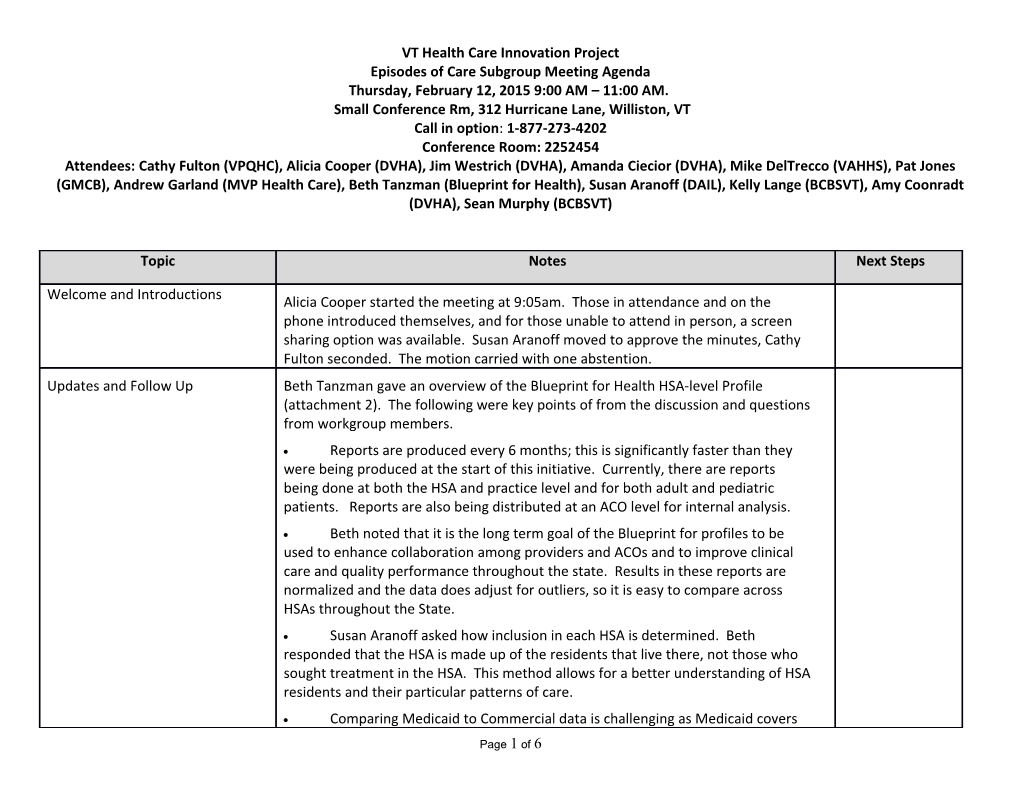 Meeting Type Or Project Name - Agenda and Minutes