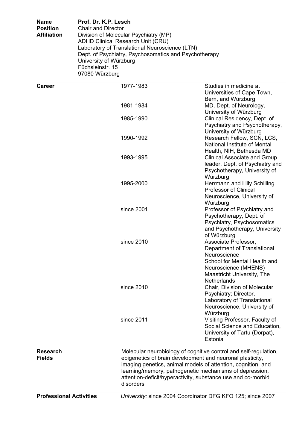 20 Most Important Publications