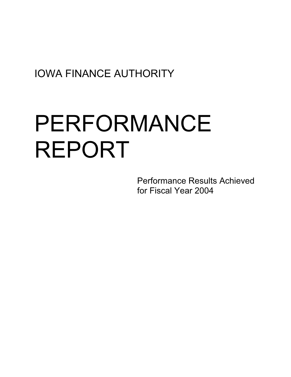 Iowafinance Authority