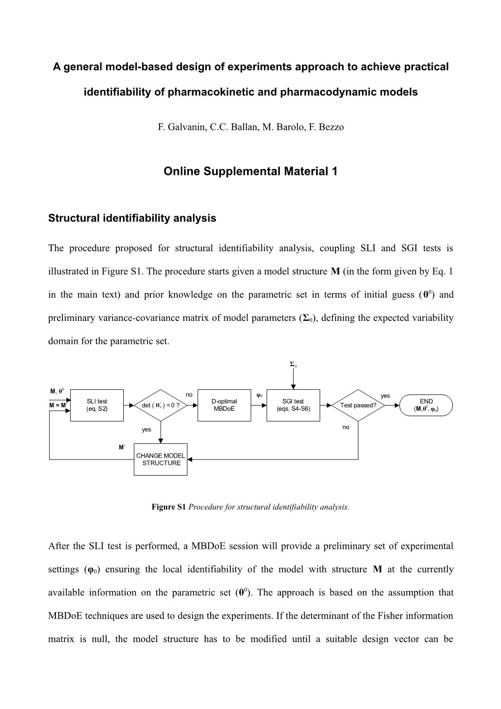 A General Model-Based Design of Experiments Approach to Achieve Practical Identifiability