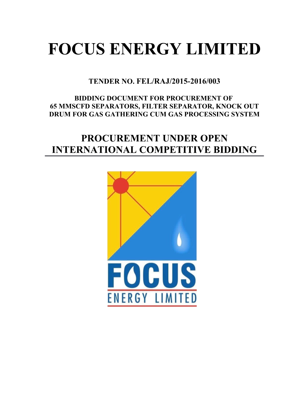 Focus Energy Limited