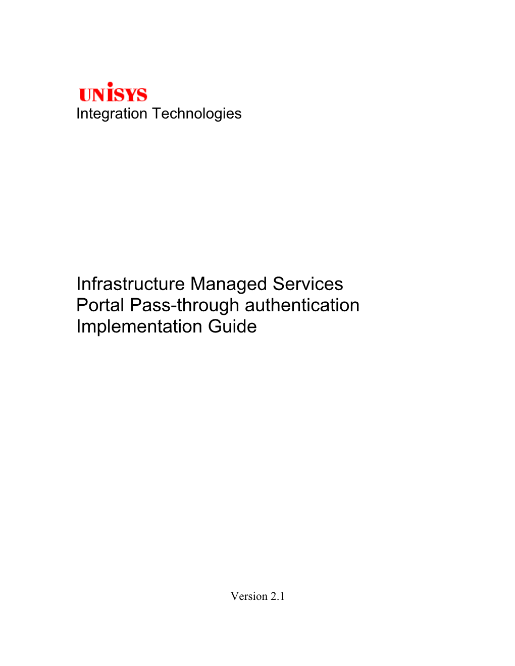 Integration Technologies