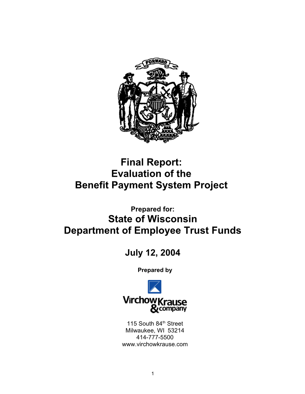 Benefit Payment System Project