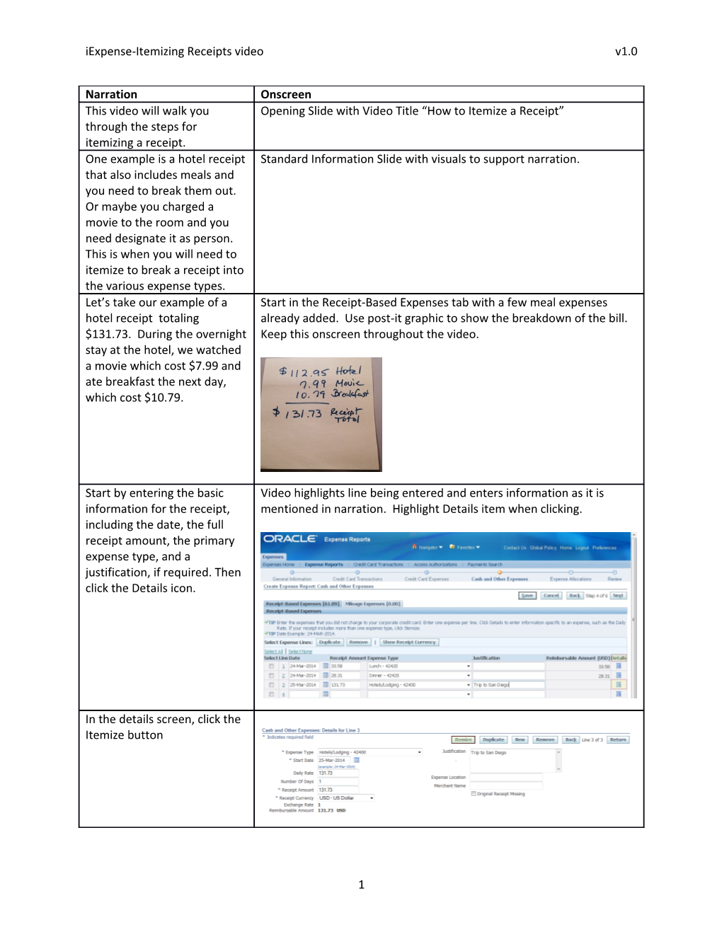 Iexpense-Itemizing Receipts Videov1.0