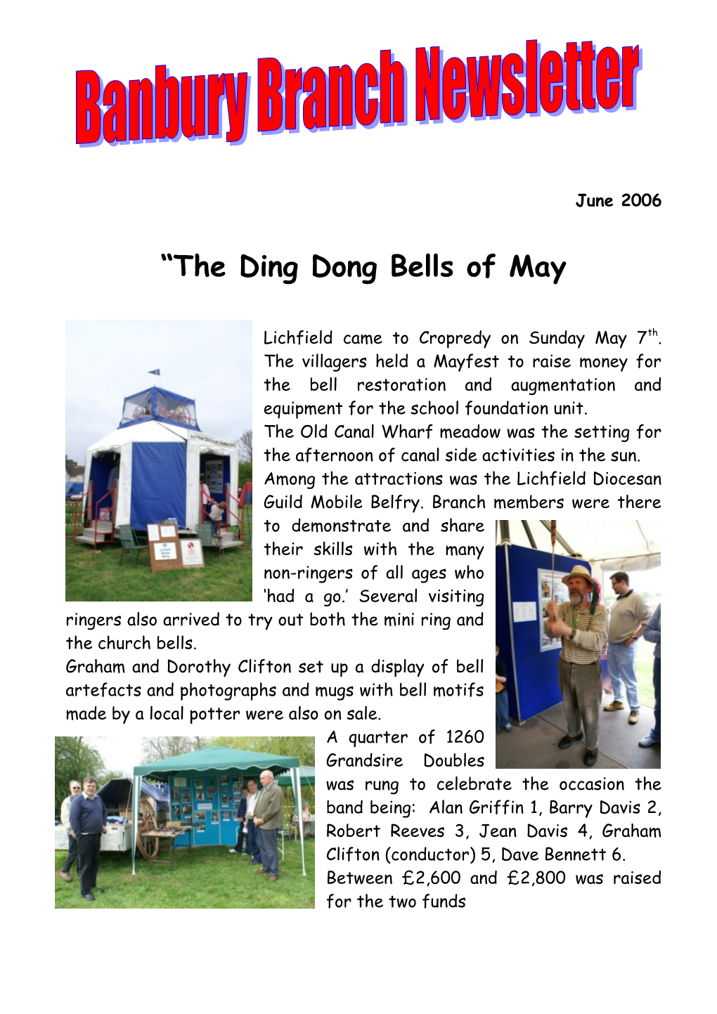 The Ding Dong Bells of May