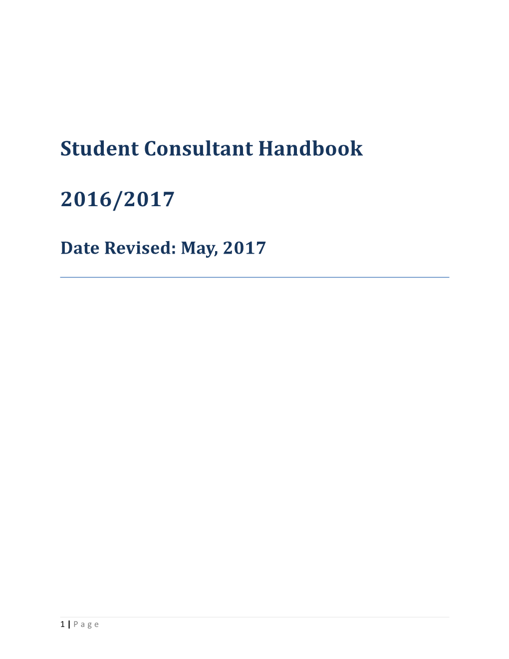 Responsibilities and Duties of a Student Consultant