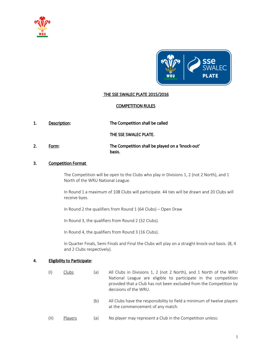 Swalec Cup Competition 1998/99