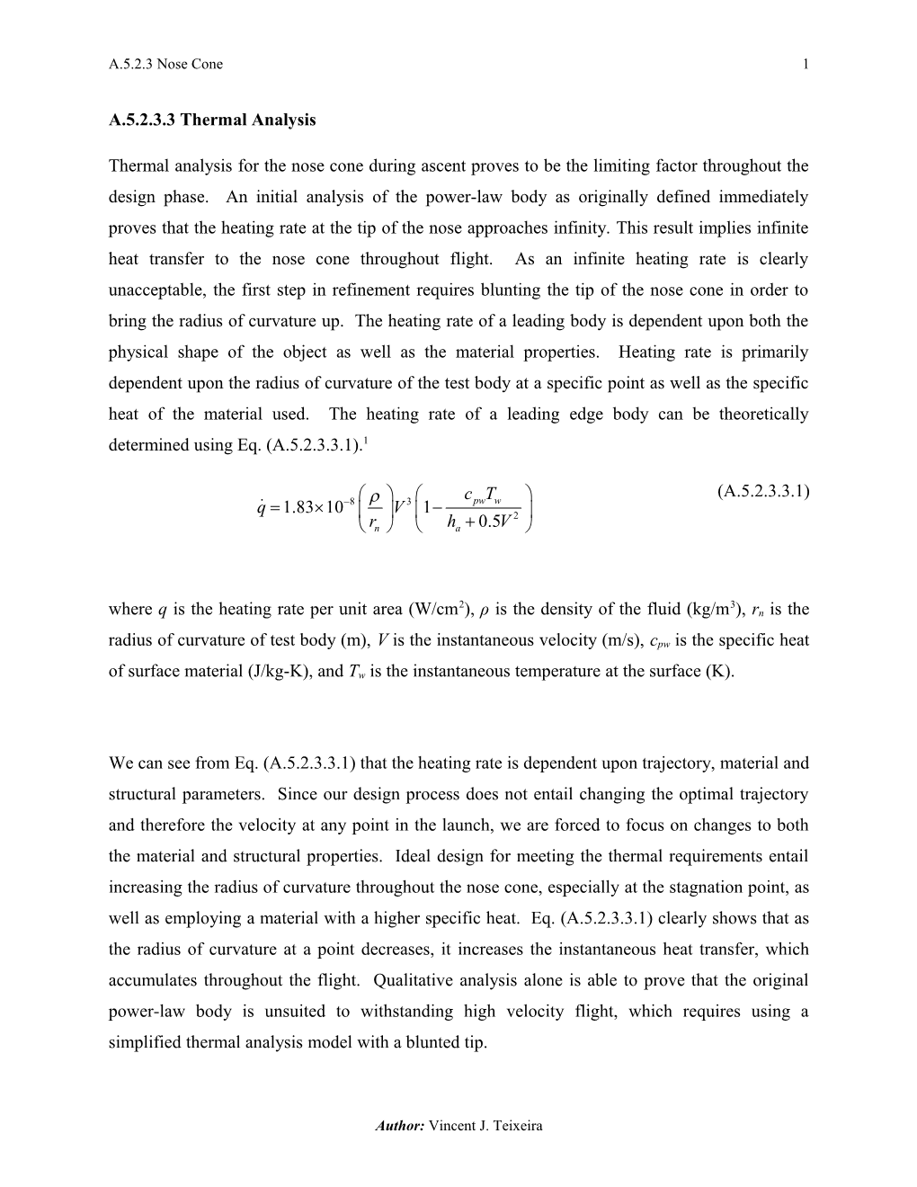 A.5.2.3.3 Thermal Analysis