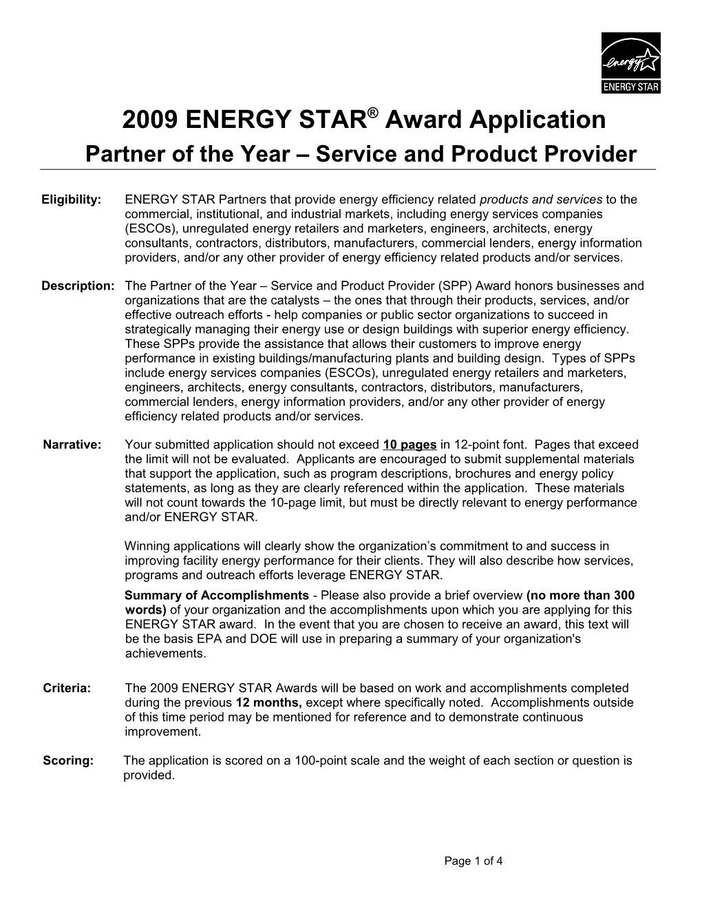 2004 ENERGY STAR Awards