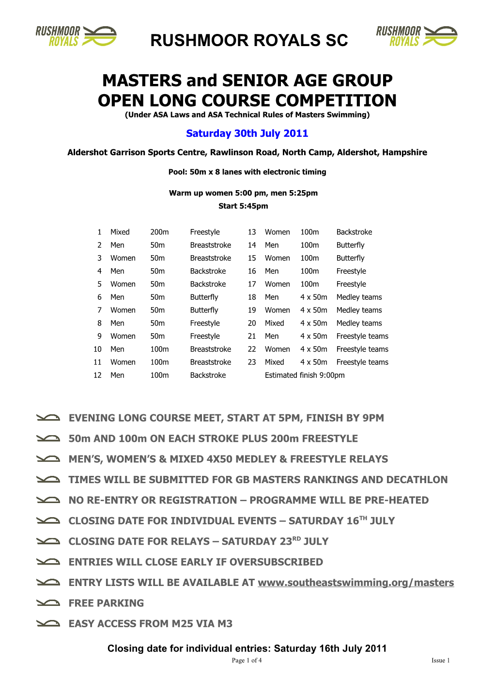 Southern Counties Amateur Swimming Association