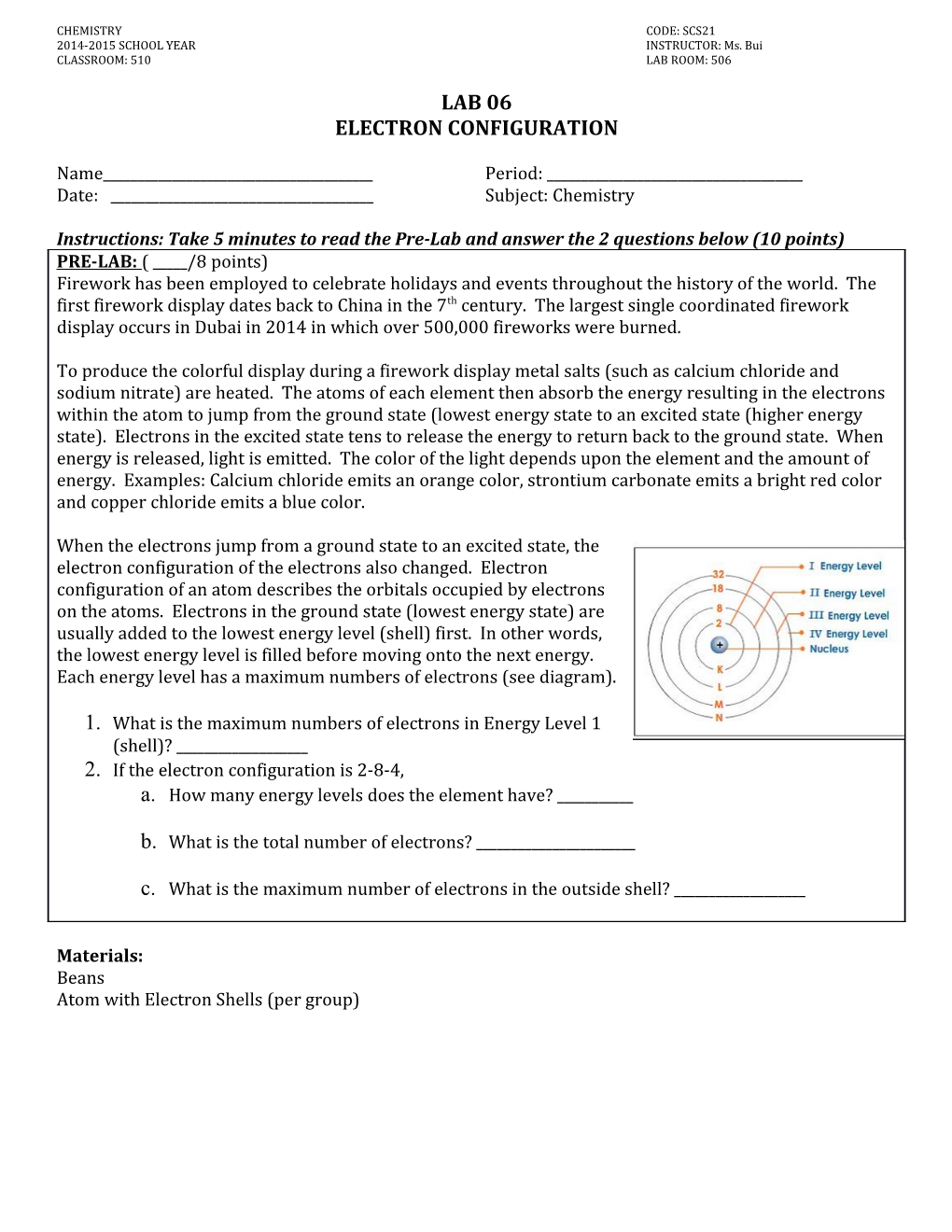 Electron Configuration