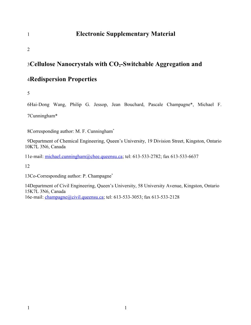 Cellulose Nanocrystals with CO2-Switchable Aggregation and Redispersion Properties