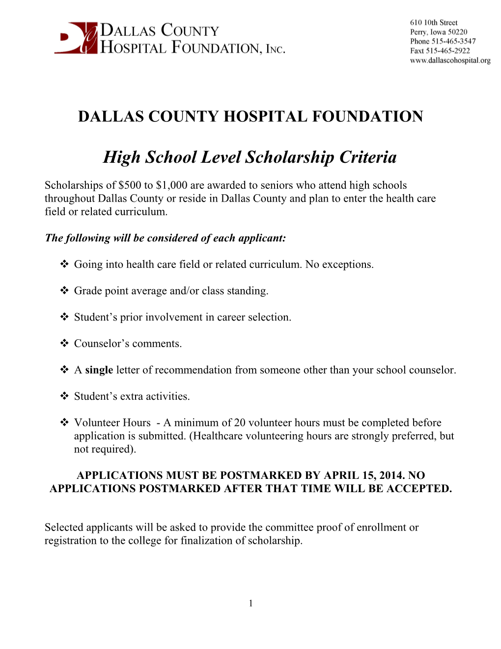 Dallas County Hospital Foundation