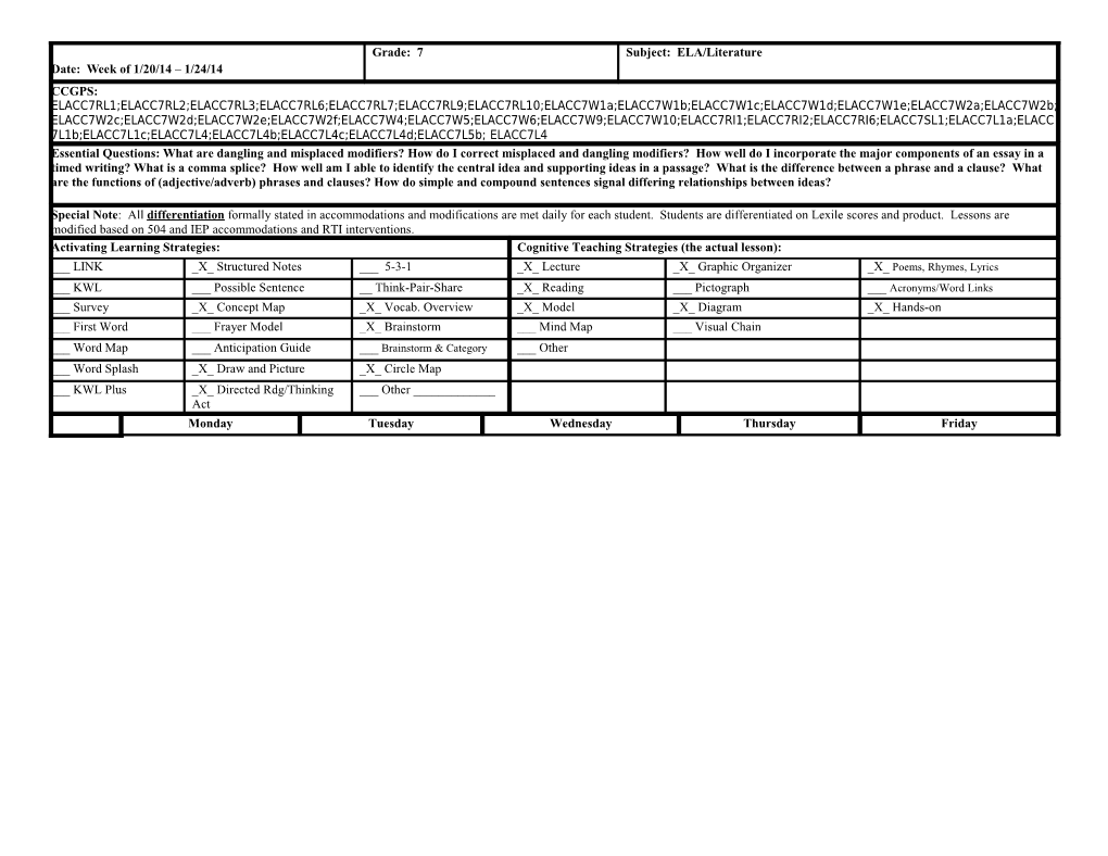 Differentiation Reading Intervention for Those Students Following &lt;970. Students Will