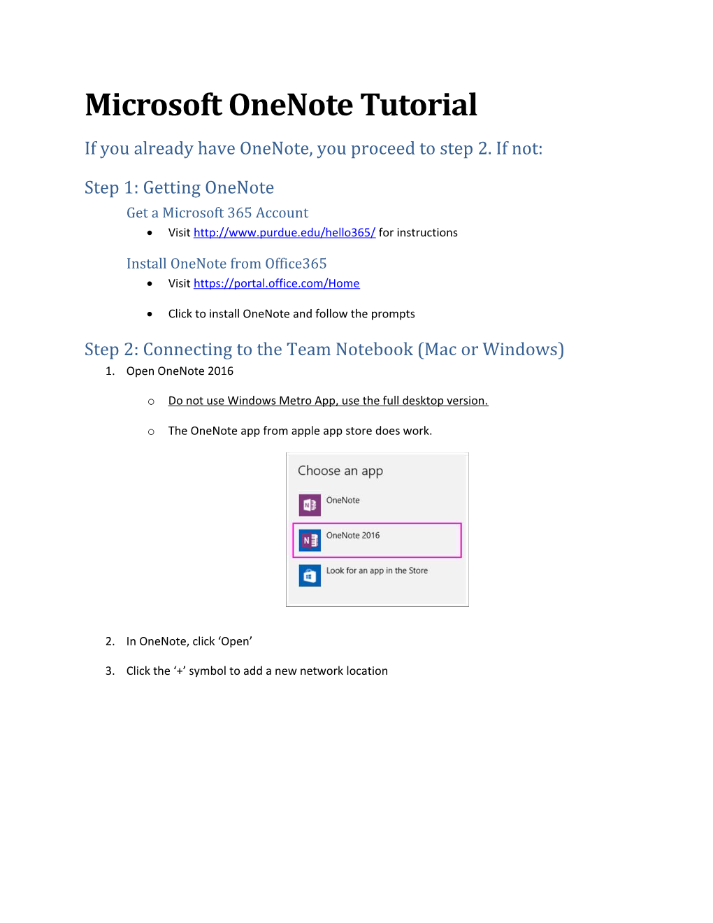 If You Already Have Onenote, You Proceed to Step 2. If Not