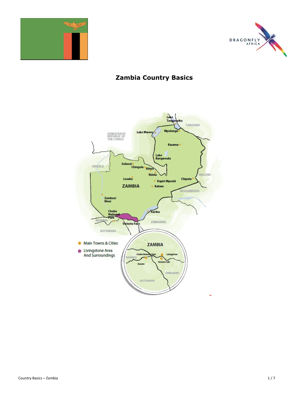 For More Information on Countries That Are Subject To/Exempt from Zambian Visas